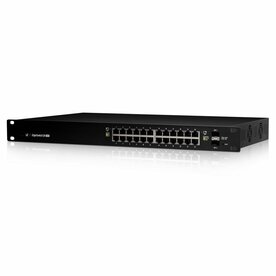 Ubiquiti EdgeSwitch ES-24-250W | 24-Poorts Managed L2/L3 Gigabit Switch | 250W PoE | 1U | Zwart