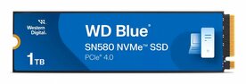 Western Digital Blue SN580 | 1TB NVMe SSD | M.2 Gen4 | 4.150MB/s Lezen | 4.150MB/s Schrijven