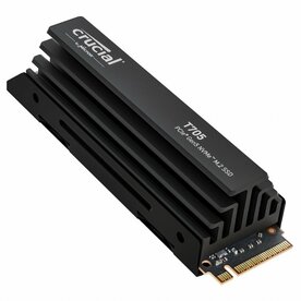 Crucial T705 | 2 TB NVMe SSD | M.2 Gen5 | tot 14.500 MB/s Lezen | tot 12.700 MB/s Schrijven | Heatsink
