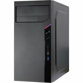 Inter-Tech IT-6505 Reto | Micro Tower Case | Zwart