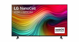 LG NanoCell 65NANO82T6B 65" | 4K Ultra HD Smart TV met NanoCell Technologie | WebOS + Wifi | Levendige HDR10 Beelden & AI Sound | 60Hz | Stijlvol en Snel