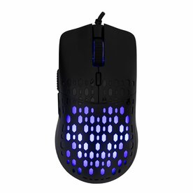 Baracuda OCTOPUS RGB | Bekabelde Gaming Muis | Rechtshandig | USB-A | 3600 DPI | Zwart