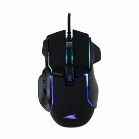 Baracuda PIRANHA RGB | Bedrade Gaming Muis | USB-A | 7200 DPI | Zwart