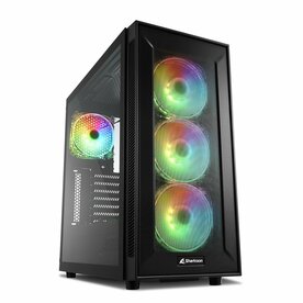 Sharkoon TG6M RGB | Midi Tower Behuizing | Zwart