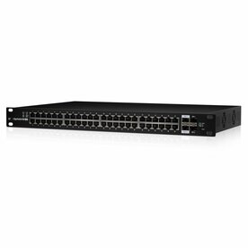 Ubiquiti Networks ES-48-500W | Managed L2/L3 Gigabit Switch | 48 PoE-poorten (500W) | 1U Rackmount | Zwart