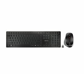 CHERRY DW 9500 Slim | Toetsenbord en Muis | RF Draadloos + Bluetooth | QWERTY (Engels) | Zwart en Grijs