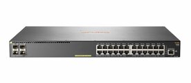 HPE Aruba 2930F 24G PoE+ 4SFP | Managed L3 Switch | 24 Poorten | Gigabit Ethernet (10/100/1000 Mbps) | PoE+ | 1U Rackmount | Grijs