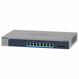 Netgear MS510TXUP-100EUS | Managed Smart Switch | 8 Poorten | Multi-Gigabit/10G Ethernet | Ultra60 PoE++ (295W) | 2x 10G SFP+ | Rackmount | Grijs