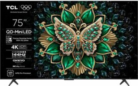 TCL 75C6K | 75" 4K Ultra HD QD-Mini LED Smart TV | Google TV | Dolby Vision | 120Hz (2025)