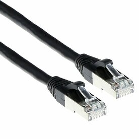 ACT netwerkkabel | Cat6A | S/FTP (S-STP) | 30 m | Zwart | FB6930