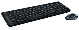 Logitech MK220 | Draadloze Desktop Set | Compact Toetsenbord + Muis | Zwart