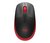 Logitech M190 | Draadloze Muis | Links- en Rechtshandig | RF | 1000 DPI | Zwart/Rood