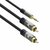 ACT AC3607 | 3.5mm naar 2x RCA Audiokabel | 5 Meter | Stereo | Zwart