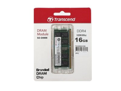 Transcend JetRam | 1x16GB DDR4 | 3200MHz | SODIMM | CL22 | Geheugenmodule | RAM