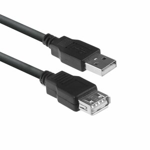 ACT AC3043 USB-kabel 3 m USB 2.0 USB A Zwart