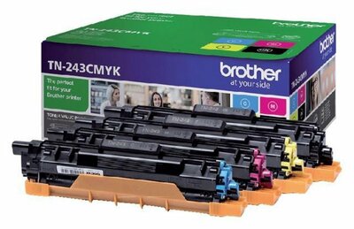 Brother TN-243CMYK tonercartridge 1 stuk(s) Origineel Zwart, Cyaan, Magenta, Geel