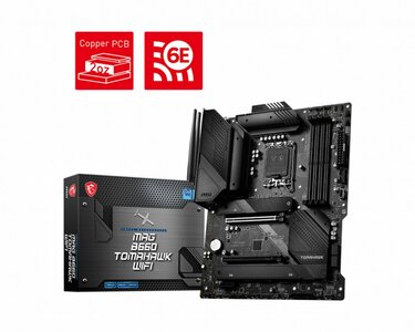 MSI MAG B660 TOMAHAWK WIFI moederbord Intel B660 LGA 1700 ATX