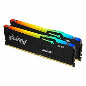 Kingston Fury Beast RGB | 32GB 2x16GB DDR5 | 5600MHz | DIMM | CL36 | Geheugenmodule | RAM