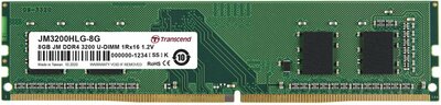 Transcend JetRam | 1x8GB DDR4 | 3200MHz | DIMM | CL22 | Geheugenmodule | RAM