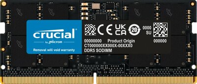 Crucial | 1x16GB DDR5 | 4800MHz | SODIMM | CL40 | Geheugenmodule | RAM