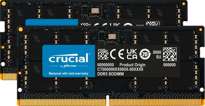 Crucial | 64GB 2x32GB DDR5 | 4800MHz | SODIMM | CL40 | Geheugenmodule | RAM