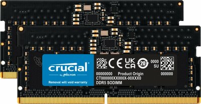 Crucial | 16GB 2x8GB DDR5 | 4800MHz | SODIMM | CL40 | Geheugenmodule | RAM