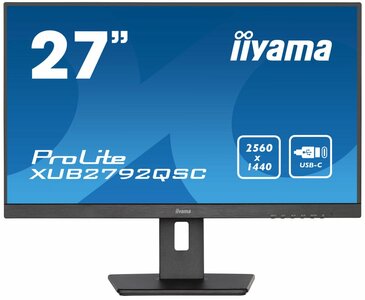 iiyama ProLite 68,6 cm (27") 2560 x 1440 Pixels Wide Quad HD LED Zwart