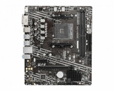 MSI A520M-A PRO moederbord AMD A520 Socket AM4 micro ATX