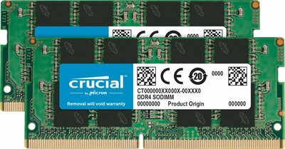 Crucial | 32GB 2x16GB DDR4 | 3200MHz | SODIMM | CL22 | Geheugenmodule | RAM