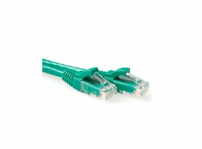 ACT CAT6A UTP (IB 2700) 0.5m netwerkkabel Groen 0,5 m