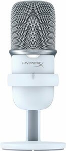 HyperX SoloCast - USB Microphone (White) Wit Microfoon voor spelcomputers