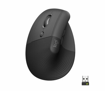 Logitech Lift muis Linkshandig RF-draadloos + Bluetooth Optisch 4000 DPI