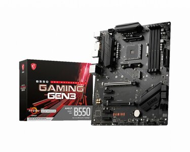 MSI B550 GAMING GEN3 | Socket AM4 | Intel B550 | 4xDDR4 | ATX | Moederbord