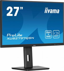 iiyama ProLite XUB2797QSN-B2 27" | 2560 x 1440 IPS | 100Hz | USB-C-Hub | Monitor