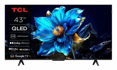 TCL 43P7K 43" | Ultra HD 4K QLED Smart TV (2025) | Google TV + Wifi | Dolby Vision | Quantum Dot | 60Hz