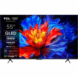 TCL 55P8K 55" | Ultra HD 4K QLED Smart TV (2025) | Google TV + Wifi | Dolby Vision | Quantum Dot | 120Hz