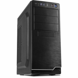 Inter-Tech IT-5916 | Midi Tower Case | 500 Watt Voeding | Zwart | Open Box