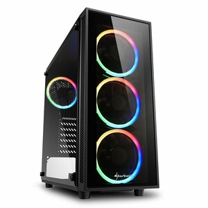 Sharkoon TG4 Midi Tower Zwart