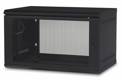 APC NetShelter WX AR106 | 6U 19" Patchkast | Wandmontage | Ongemonteerd | 400mm diep