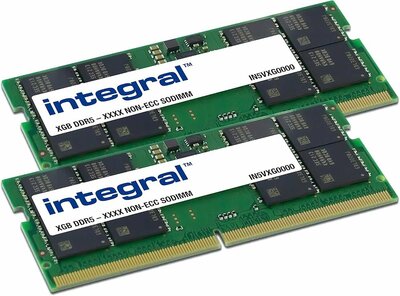 Integral IN5V16GNHRBXK2 | 32GB 2×16GB DDR5 | SO-DIMM | CL40 | Geheugenmodule | RAM