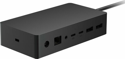 Microsoft Surface Dock 2 1GK-00002 | Dockingstation voor Surface | 4x USB-C | 2x USB-A | Dual 4K @60Hz | 199W voeding | Gigabit Ethernet | Zwart