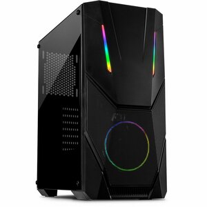 Inter-Tech IT-3303 Hornet RGB | Midi Tower Case | Zwart