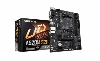 Gigabyte A520M S2H | Socket AM4 | AMD A520 | 2xDDR4 | Micro-ATX | Moederbord