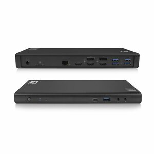 ACT AC7048 | Docking Station & Poortreplicator | USB-C 3.2 Gen 1 | Zwart