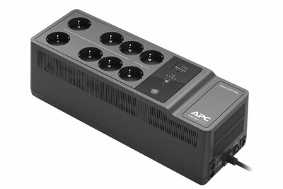 APC Back-UPS BE850G2-GR | 850 VA | 8 Schuko Stopcontacten (6 op Accu) | USB Type-A & C | AVR Spanningstabilisatie | Bescherming tegen Stroomstoringen