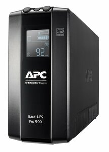 APC Back-UPS Pro BR900MI | 900 VA | 6x IEC C13 Stopcontacten | AVR Spanningstabilisatie | LCD-Statusdisplay