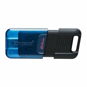 Kingston DataTraveler 80 | 64GB USB-C 3.2 Flash Drive | Zwart