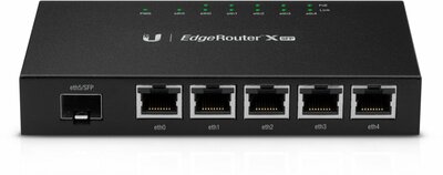 Ubiquiti Networks ER-X-SFP bedrade router Zwart