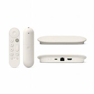 Google TV Streamer Wit 4K | 32GB Opslag | Bluetooth + Wifi + Ethernet