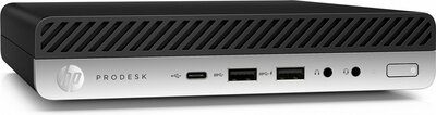 HP ProDesk 600 G4 Mini | Intel Core i5-8500T | 8GB RAM | 256GB SSD | 2x DisplayPort | Windows 11 Professional | Refurbished Silver